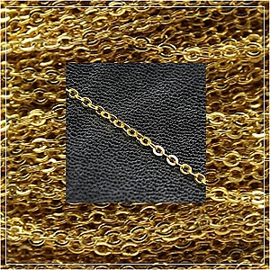 Chain-Gold plated -13 (1 metre)